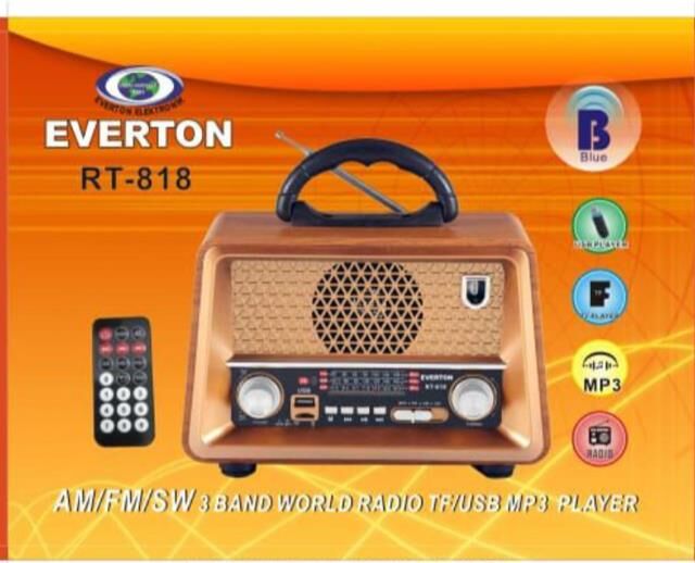 Everton Rt-818 Bluetooth-usb-sd-fm Nostaljik Radyo