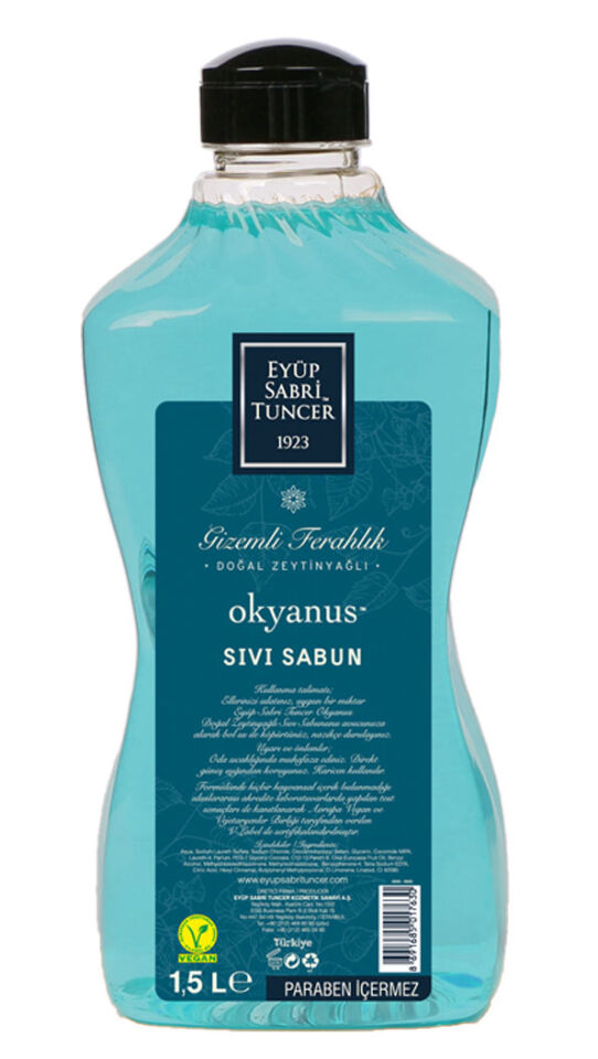Eyüp Sabri Tuncer 1,5lt Okyanus Sıvı Sabun Doğal Zeytinyağlı