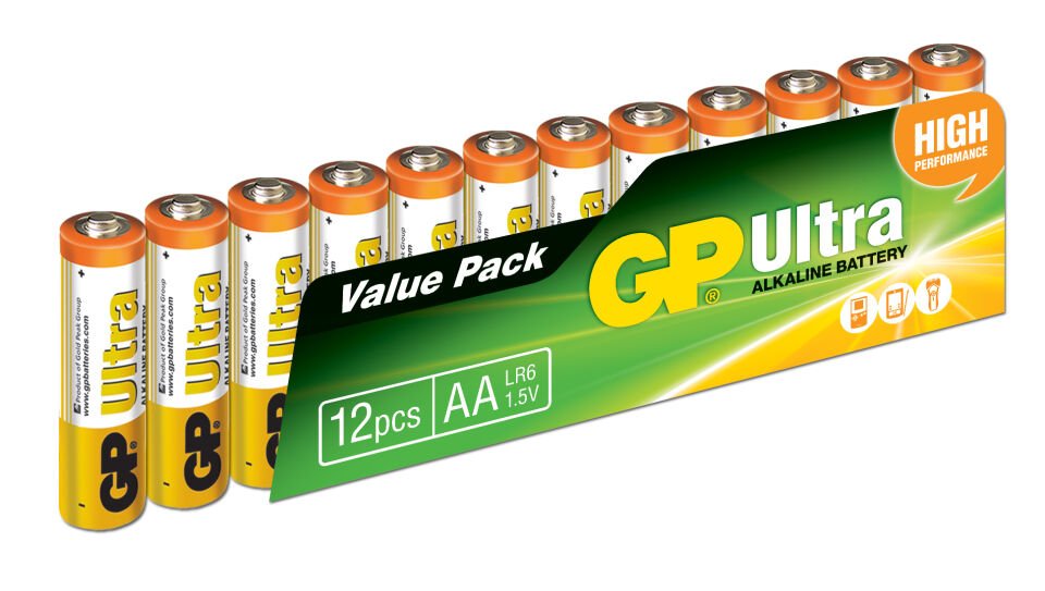 Gp Lr6 Aa Boy Ultra Alkalin Kalem Pil 12'li Paket Gp15au-vs12