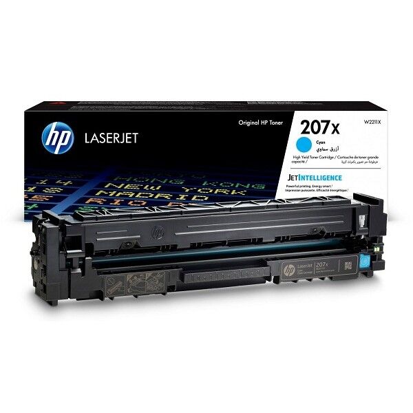 Hp 207x Cyan Mavi 2.450 Sayfa Toner W2211x