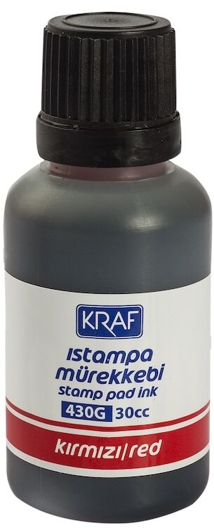 Kraf Istampa Mürekkebi 30cc Kırmızı 430g