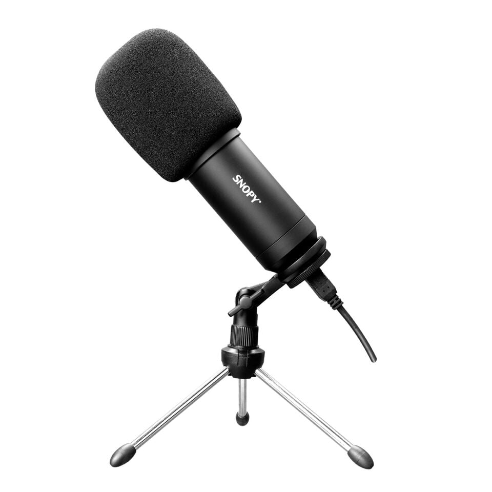 Snopy Sn-04p Siyah Çok Amaçlı Profesyonel Masaüstü Mikrofon Kiti