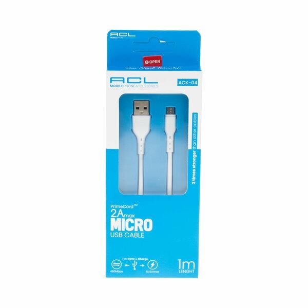 Acl Şarj Kablosu Usb 1 Mt Micro Ack-04