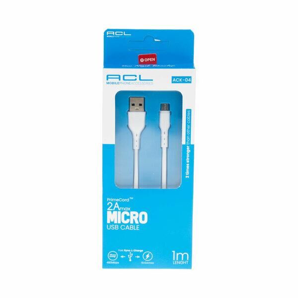 Acl Şarj Kablosu Usb 1 Mt Micro Ack-04