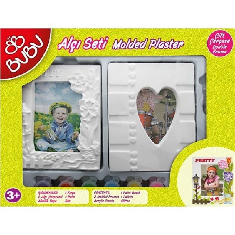 Bu-bu Çift Çerçeveli Alçı Seti 00040