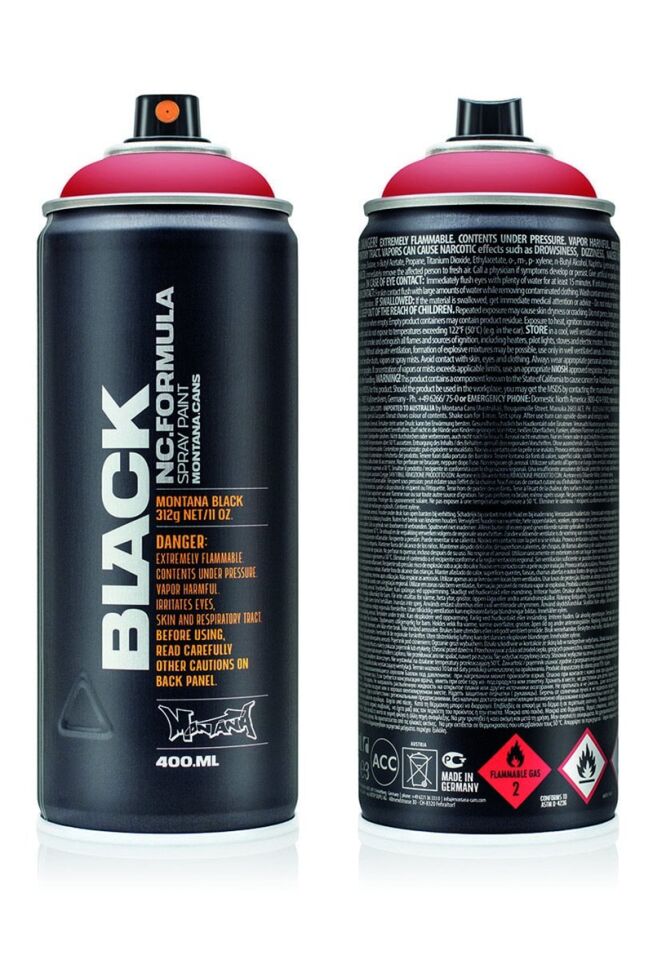 Montana Black Sprey Boya 400ml Fire Rose Blk3020 Lv-mo-263712