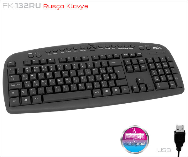 Frisby Fk-132ru Rusça Q Multimedya Kablolu Klavye