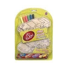 Bu-bu Ahşap Boyama Yarış Arabası Ab0027