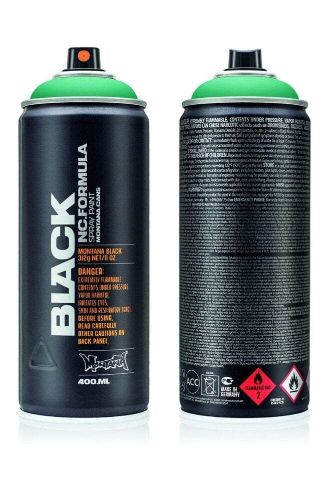 Montana Black Sprey Boya 400ml Atlantis Blk6240 Lv-mo-264108
