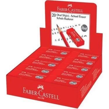 Faber Castell Okul Silgisi Kırmızı 187222