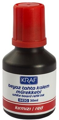 Kraf Tahta Kalem Mürekkebi 30 Ml Kırmızı 445g