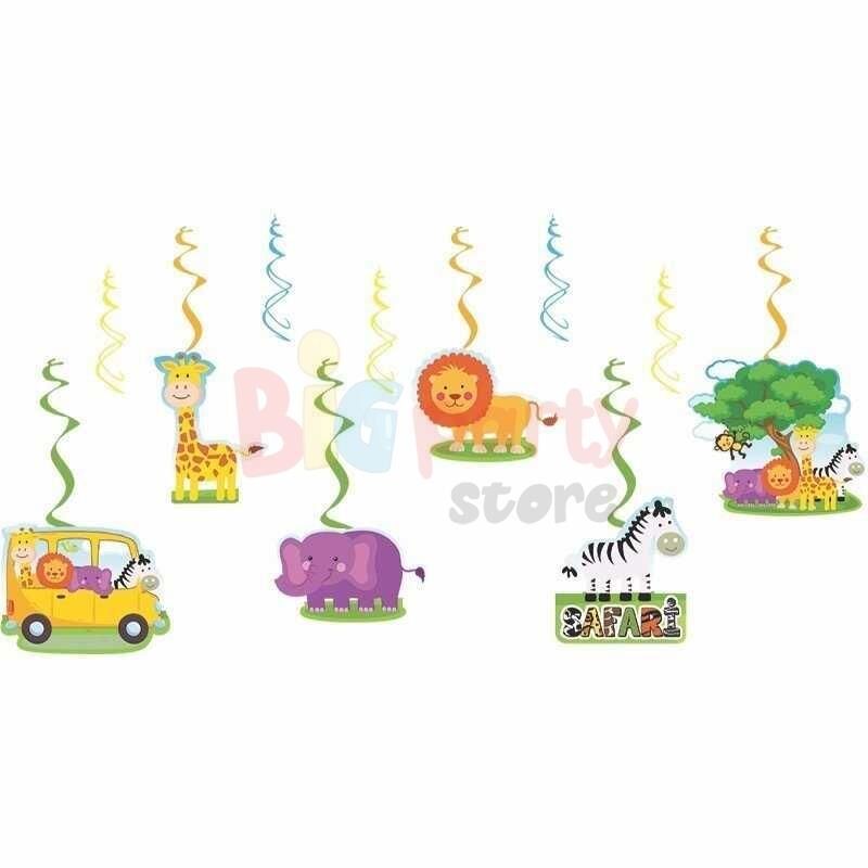 Nedi Helezon Süs 6 Lı Sarkıt Safari 42301