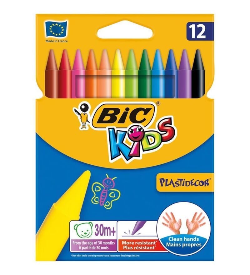 Bic Mum Boya 12'li Karton Kutu Plastidecor 945764