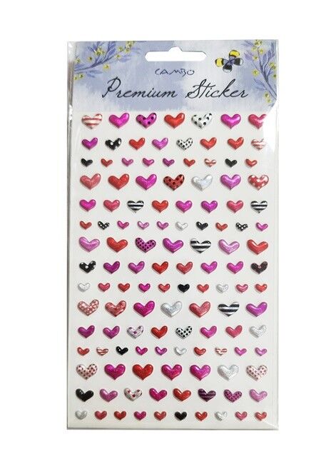 Bu-bu Puf Mini Kalp Stıcker Cas-01-015