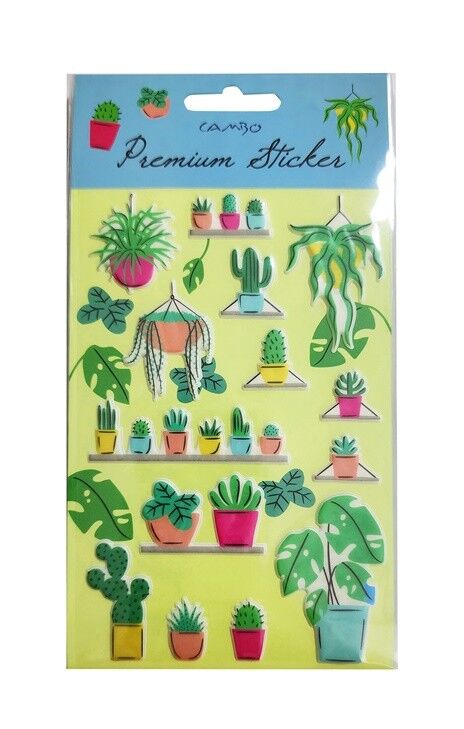 Bu-bu Puf Kaktüs Stıcker Cas-01-019