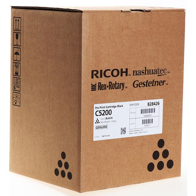 Ricoh C5200k Black Siyah Orjinal Fotokopi Toneri Pro C5200
