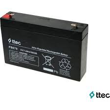 Ttec 6v 7ah Bakımsız Kuru Akü