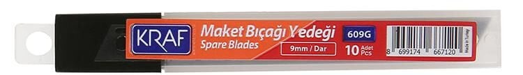 Kraf Maket Bıçağı Yedeği Dar (10'lu Tüp) 609g