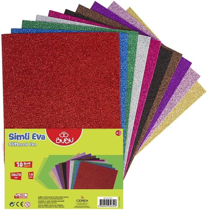 Bu-bu Eva Simli 50x70 Cm 10'lu Renkli Ev0040