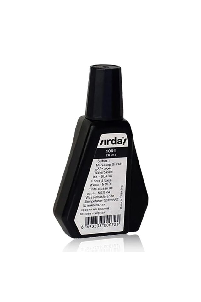 Sırdaş Istampa Mürekkebi 28 Ml Siyah 1001