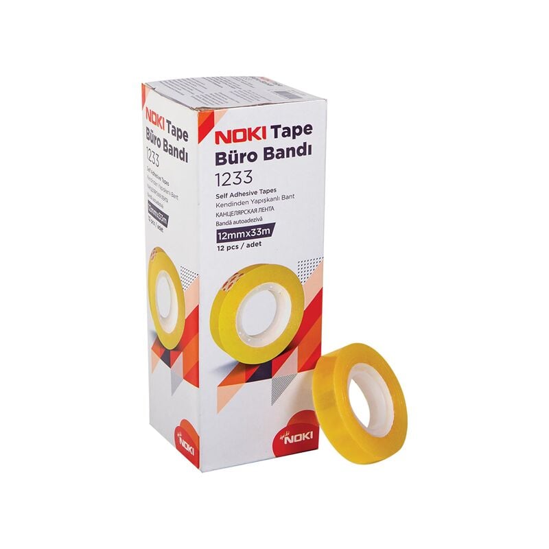 Noki Büro Bandı 12x33 Mt Şeffaf 1233