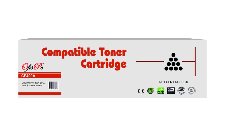 Ofispc Hp 201a Siyah 1.500 Sayfa Çipli Muadil Toner Cf400a