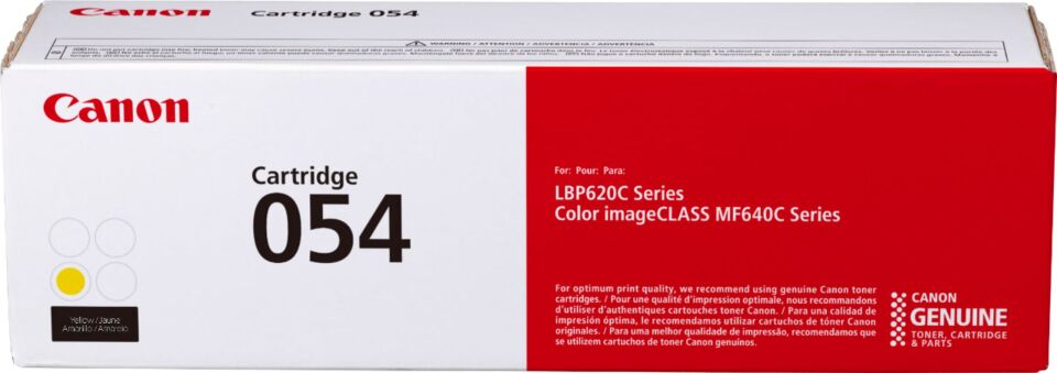 Canon Crg-054 Y Yellow Sarı 1.200 Sayfa Toner Mf645