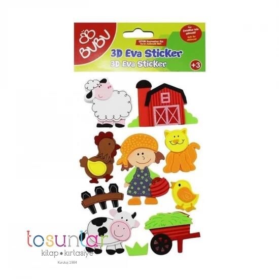 Bu-bu 3d Eva Stıcker Orman Hayvanları 2 St0108