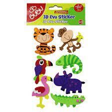 Bu-bu 3d Eva Stıcker Orman Hayvanları 2 St0108