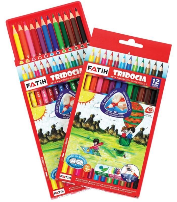 Fatih Kuruboya Tridocia Üçgen Mercanlı 12'li Tam Boy Fa-33250