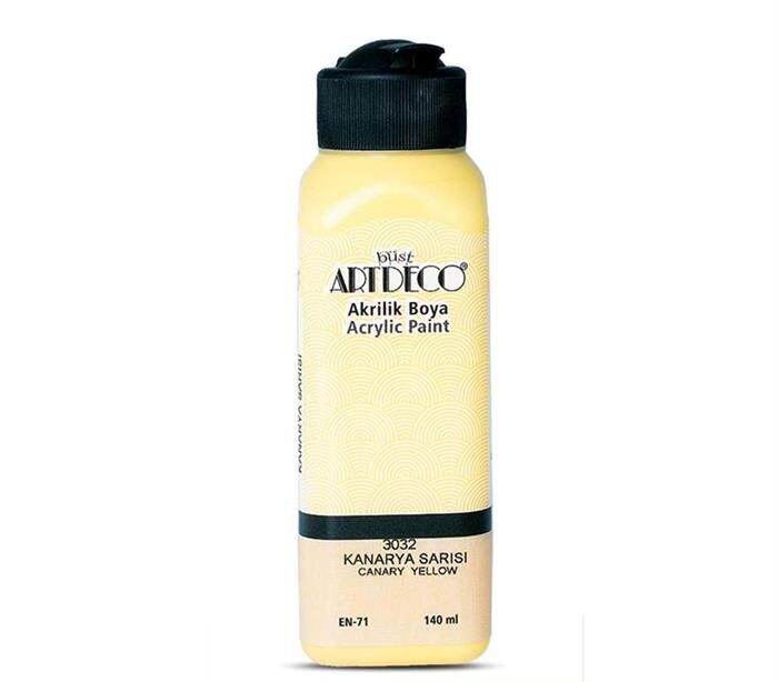 Artdeco Akrilik Boya 140ml Kanarya Sarısı 3032 Lv-y-070r-3032
