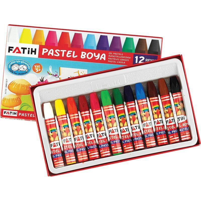 Fatih Pastel Boya 12'li King Size Fa-34012