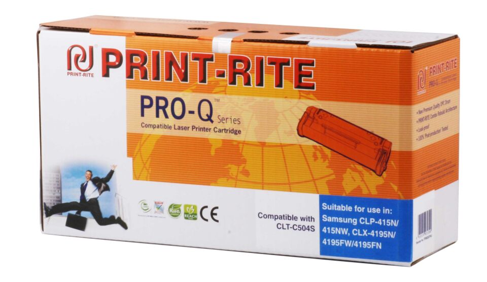 Print-rite Samsung C504 Blue Mavi Muadil Toner 2.500 Sayfa Sl-c1810w Sl-c1860fw