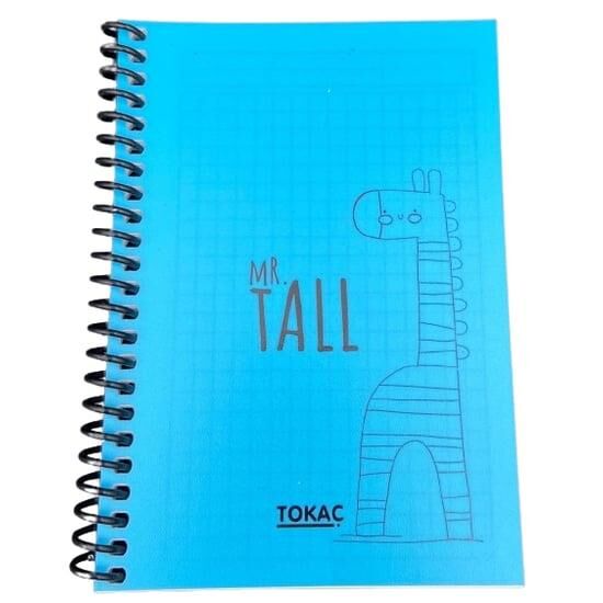 Tokaç Bloknot A7 60 Yp. Kareli Pp Kapak Spiralli Tok-1160