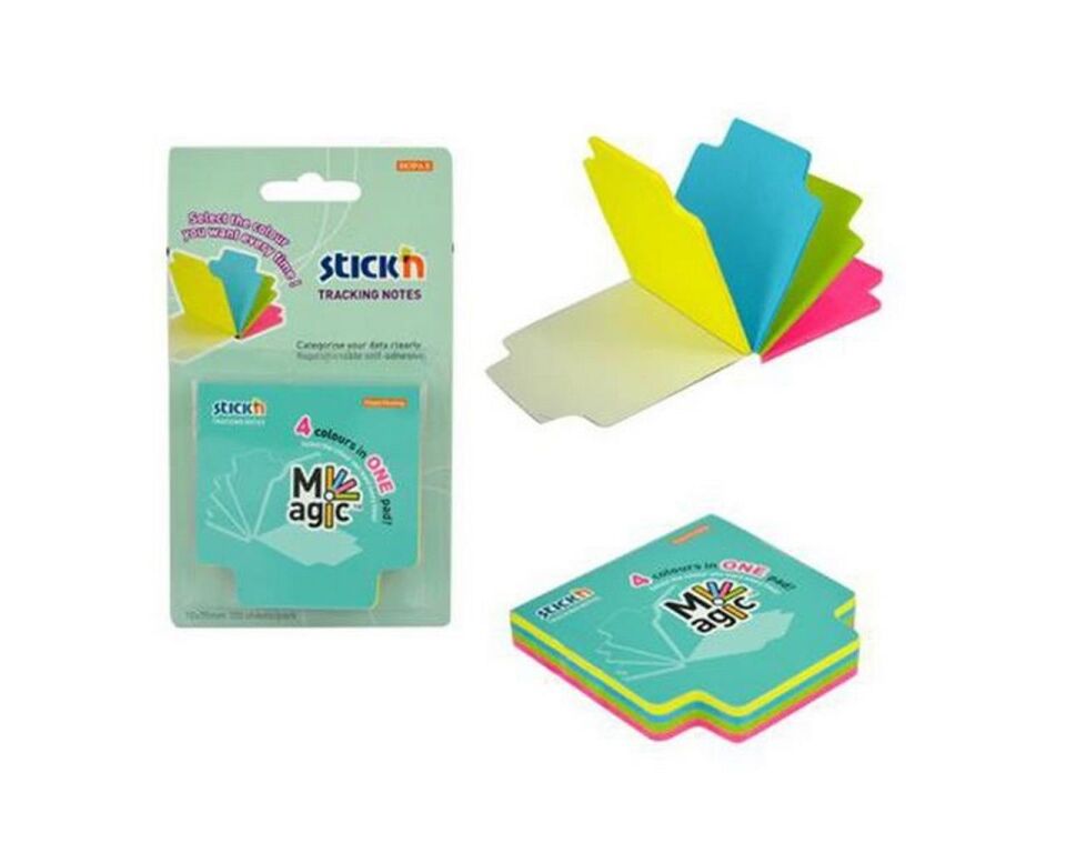 Hopax Yapışkanlı Not Kağıdı 70x70 Mm Neon 100 Yaprak 21560