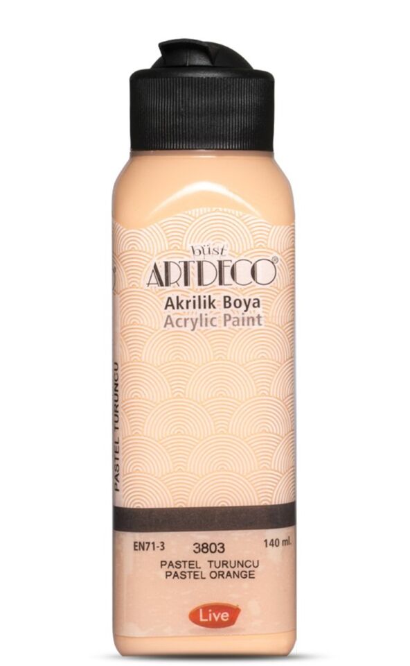 Artdeco Akrilik Boya 140ml Pastel Turuncu 3803 Lv-y-070r-3803