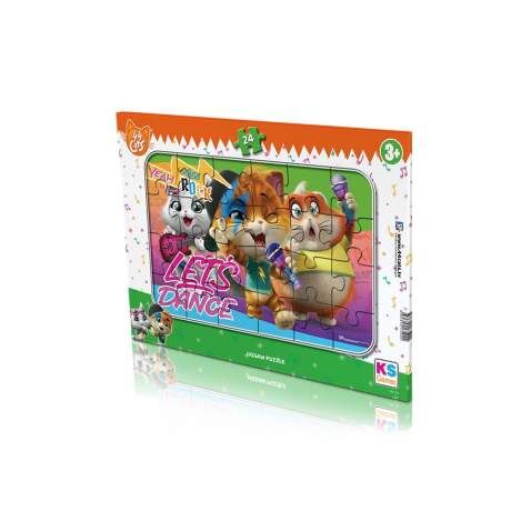 Ks Games Frame Puzzle 24 Parça 44 Cat Cat-704