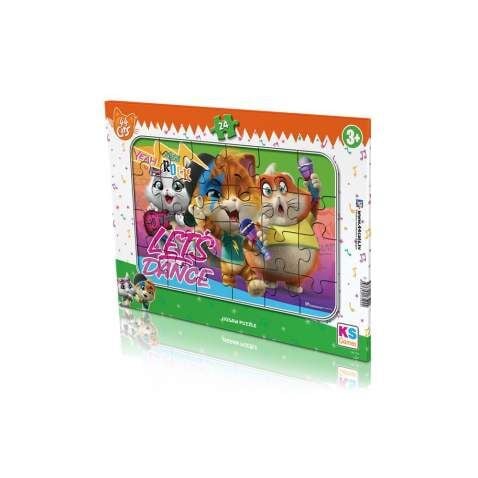 Ks Games Frame Puzzle 24 Parça 44 Cat Cat-704