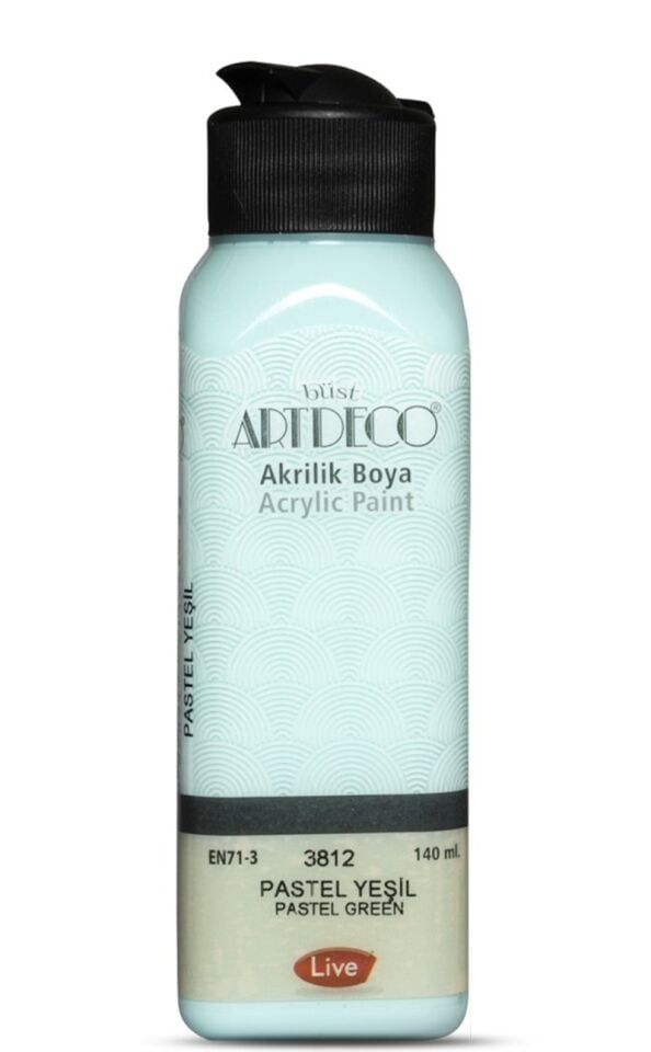 Artdeco Akrilik Boya 140ml Pastel Yeşil 3812 Lv-y-070r-3812
