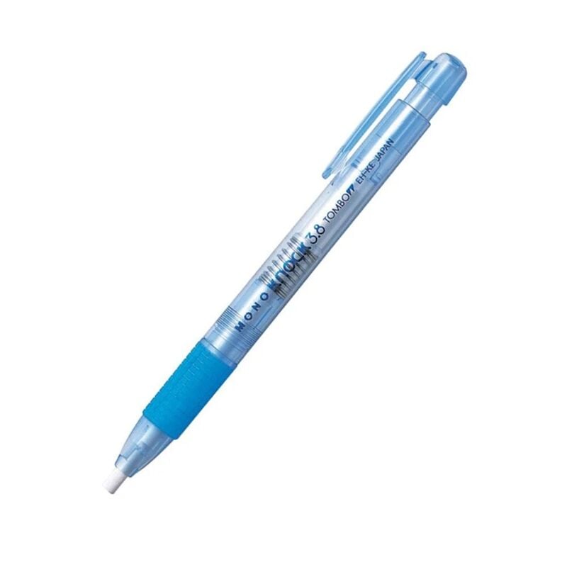 Tombow Mono Knock Kalem Silgi Şeffaf Mavi Lv-t-eh-ke 40