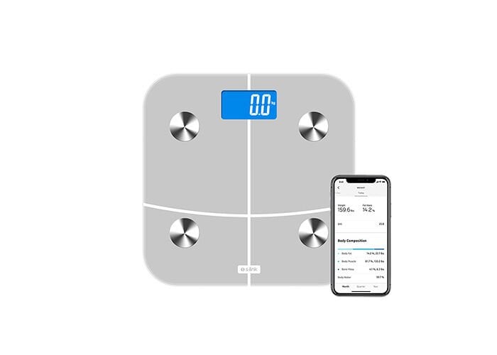 S-link Swapp Sl-sbs7 Çok Özellikli Akıllı Baskül Wifi Tuya Destekli Beyaz
