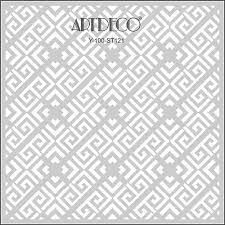 Artdeco Stencil 30x30cm Kilimli Desen 121 Lv-y-100-st121