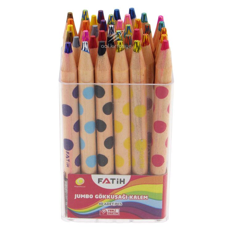 Fatih Kuruboya Miniboo Natural Jumbo 40 Renk Fa-33700