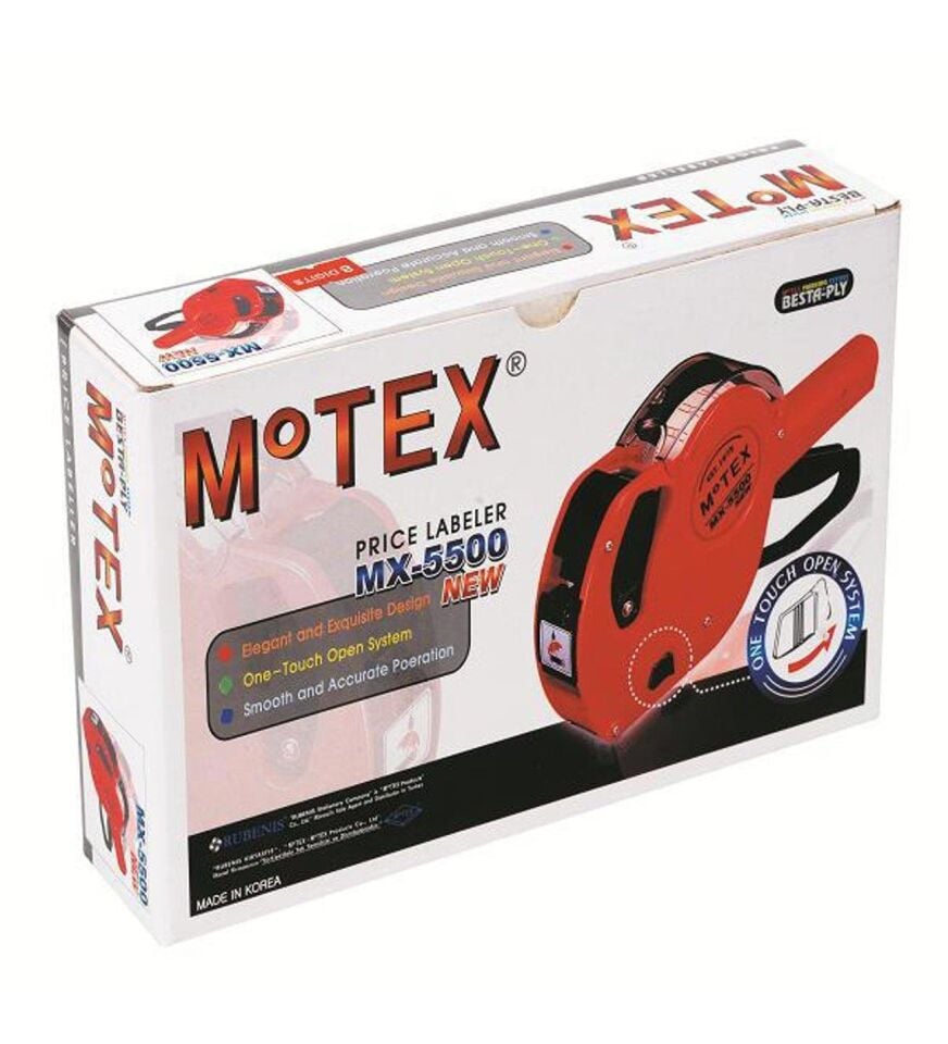 Motex Etiket Makinası 8 Hane Mx-5500