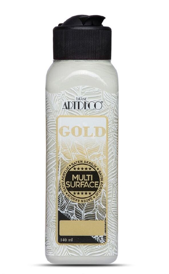 Artdeco Gold Multi-surface Akrilik Boya 140ml Koyu Zeytin 348 Lv-y-g70r-348