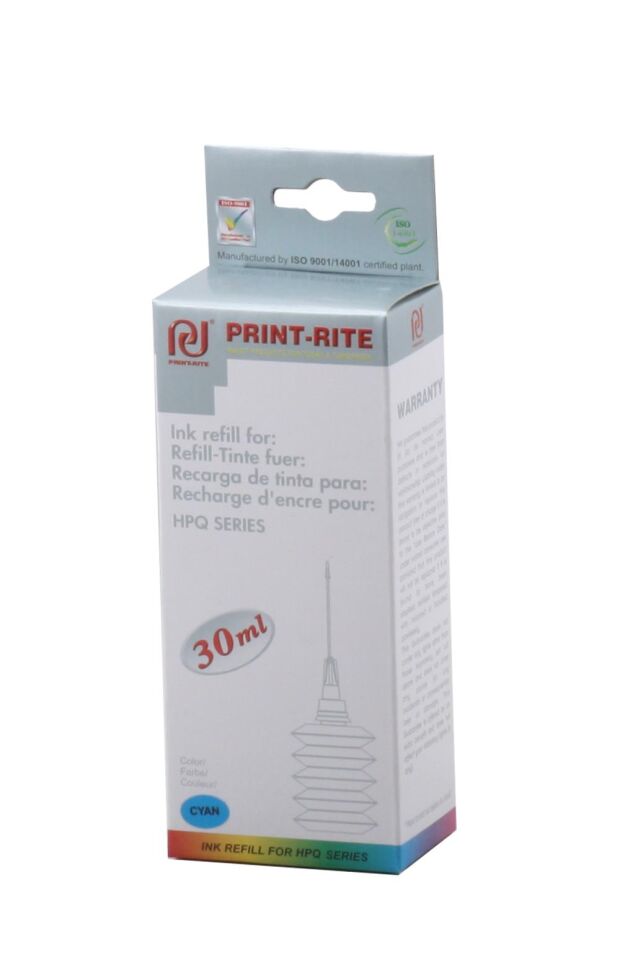 Print-rite Hp Üniversal Dye Mavi Mürekkep 30ml