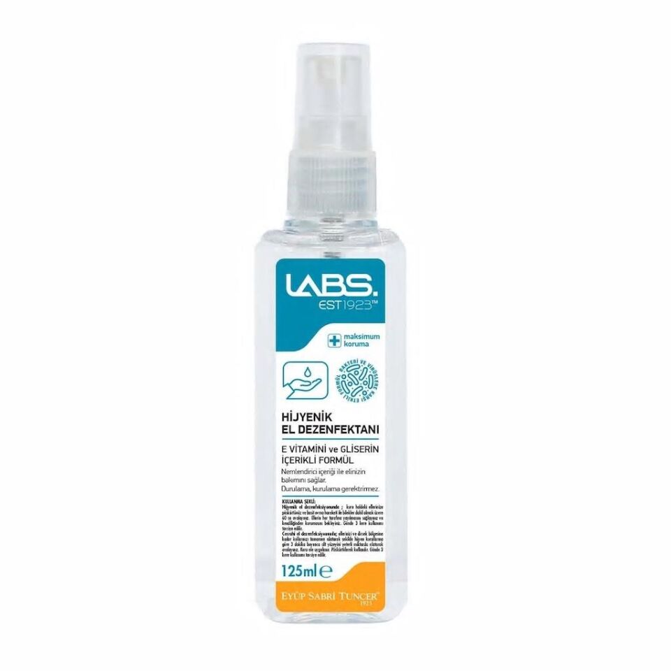Eyüp Sabri Tuncer Labs 125ml Hijyenik El Dezenfektanı Sprey