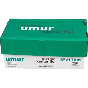 Umur 6x17 Cm 2/n Baskısız Kantar Fişi Renkli 30011208