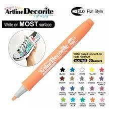 Artline Decorite Chisel Type Kesik Uçlu Marker P. Orange Lv-a-edf-3 P. Orange