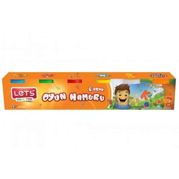 Lets Oyun Hamuru 6'lı 690 Gr L8450